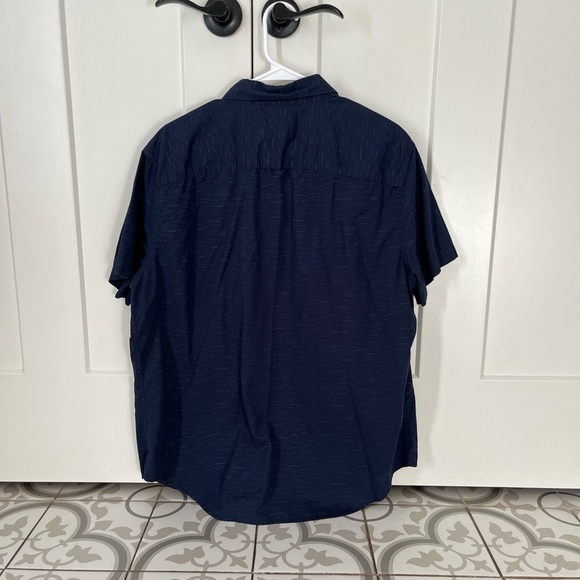 Men's navy button shirt - Picture 5 of 6